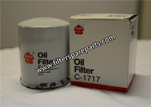 C-1717 Sakura Oil Filter - Click Image to Close